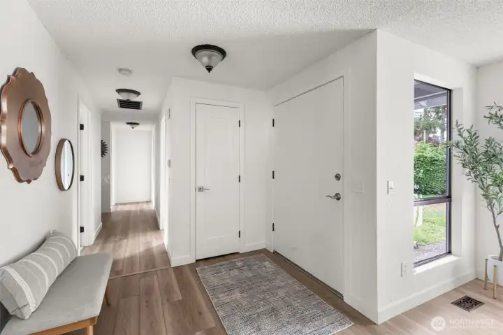 Entry Way and Hall to bedrooms Entry Way and Hall to bedrooms