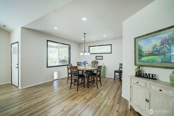 From the kitchen and entry into the dining room From the kitchen and entry into the dining room