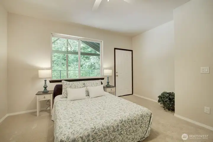 Bedroom #2with private entry leads to the large covered patio Bedroom #2with private entry leads to the large covered patio