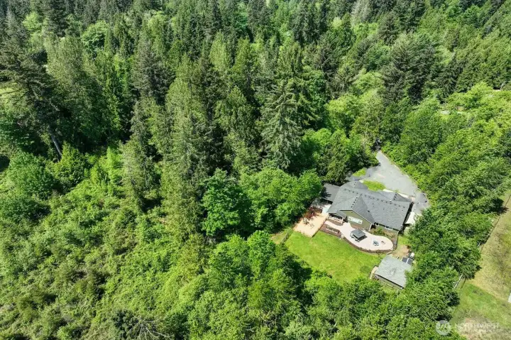 Aerial views of the 4.62 private acres..... Aerial views of the 4.62 private acres.....