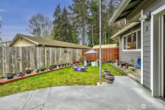 Park-Like Front And Backyard Unit #2.