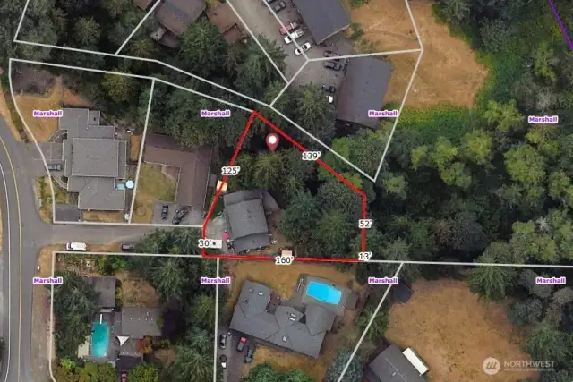 Very Private Setting And Location. Located End Of The Road.17,424 Sq.Ft. Lot.