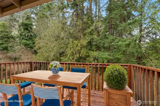Primary deck, digitally staged
