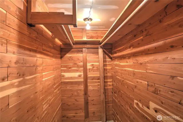 Cedar Lined Closet