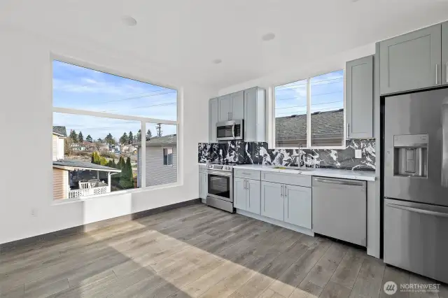 Kitchen and Dining.