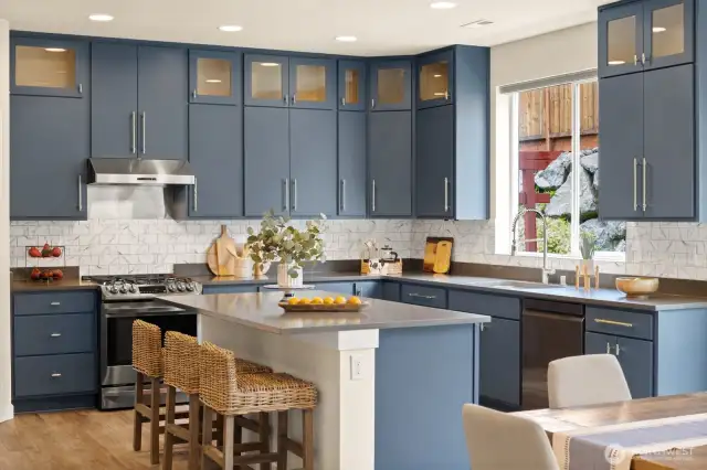 Upgraded kitchen, no detail left behind