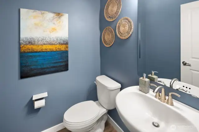 1/2 bath on the main floor