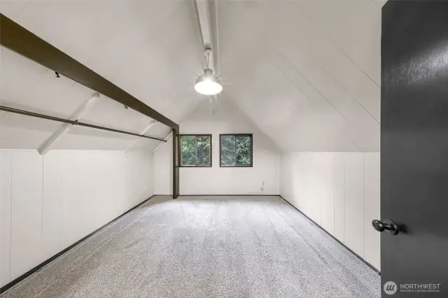 Entering upstairs without staging