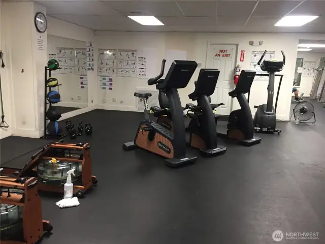 Fitness Center stationary bikes
