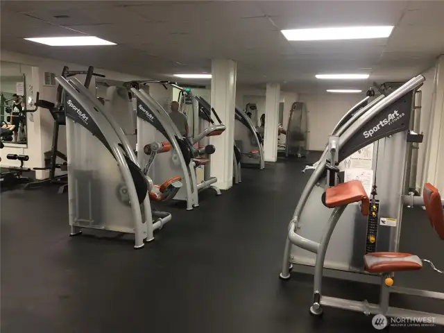 Fitness Center weight machines