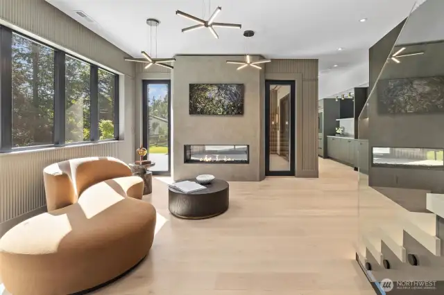Enjoy your lower level entertaining lounge.