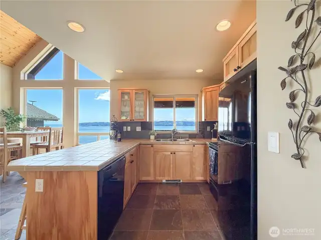 Open concept living.