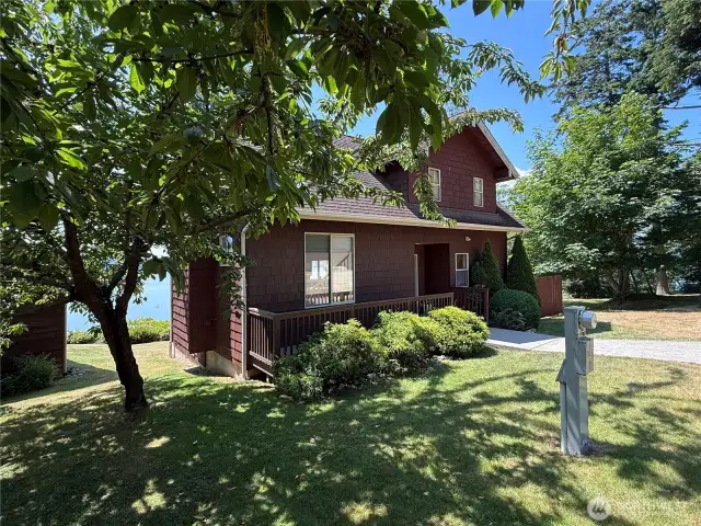 Beautiful home on double lot.