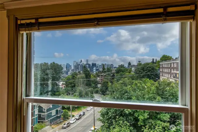 A view of the city from every window.