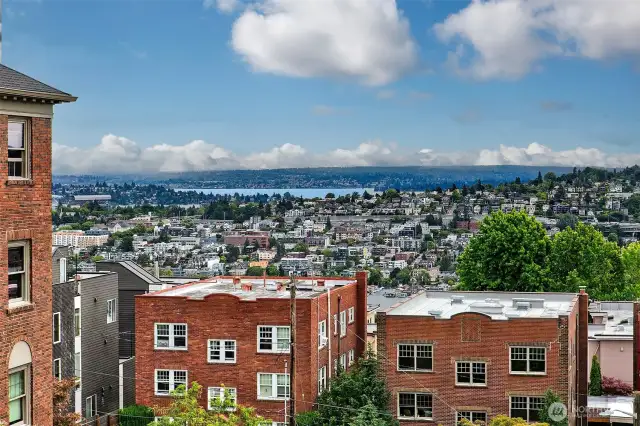 A peek of Lake Washington.