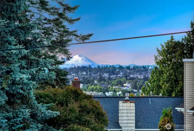 A peek of Mt. Baker.
