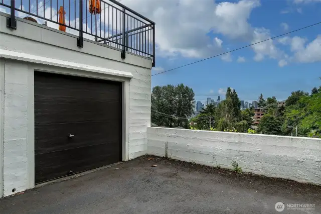 Your Garage is under the community deck on the right.  Another peek of the city.