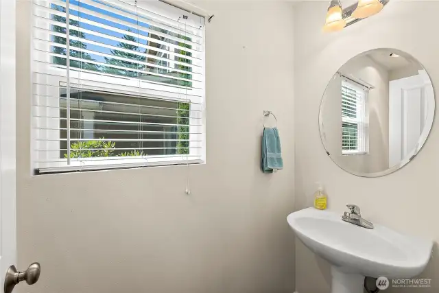 1/2 bath on main floor
