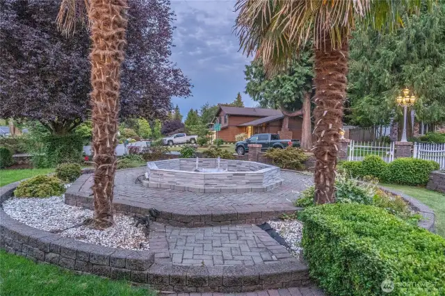 Front fountain