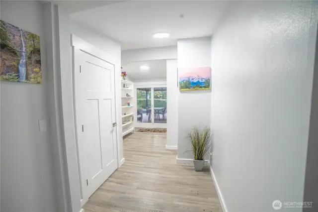 Hall to backyard