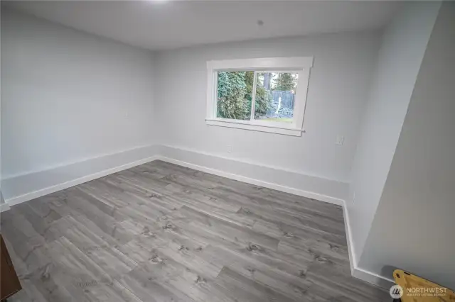 Garden view bedroom