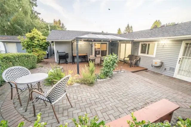 Backyard patio