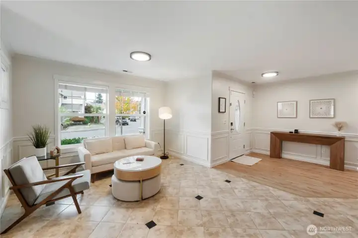 Tile flooring