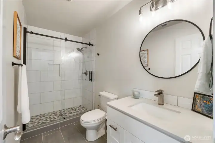 refreshed main floor bathroom