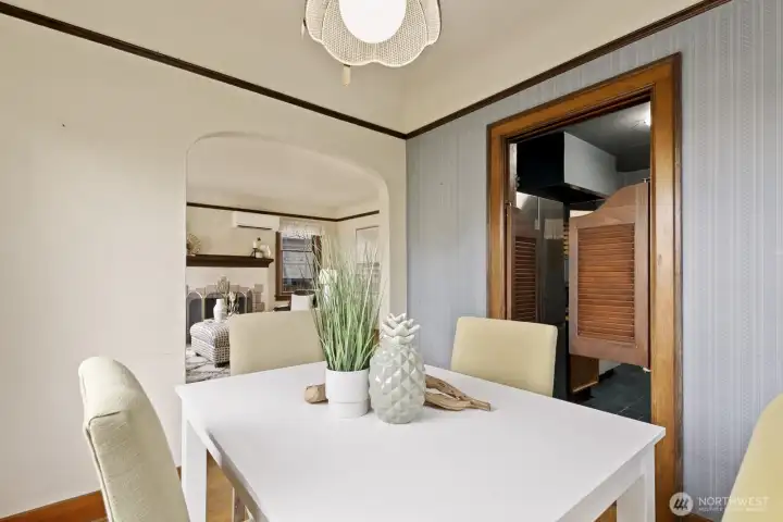 Flow easily from living to dining to the kitchen thanks to the smart layout of the main level.