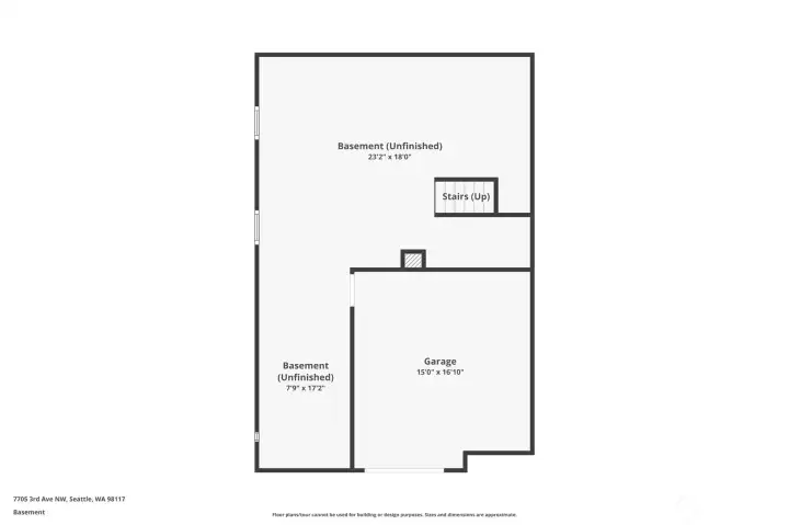 Basement floor plan.