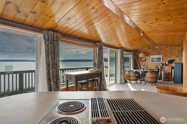 view from the kitchen