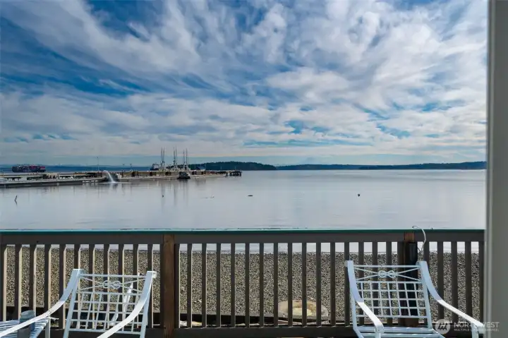 view from on the deck