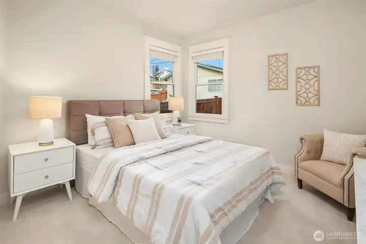 Bedroom 2 on main floor.