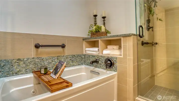 Deep soak Jetted tub