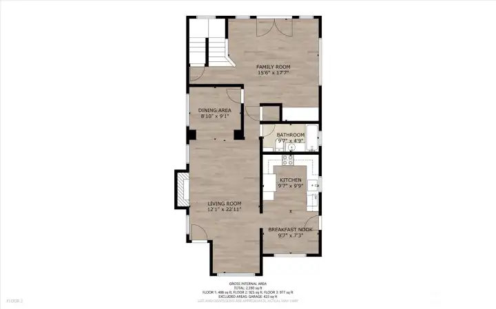 Floor plan main level. Great floor plan with seamless flow throughout