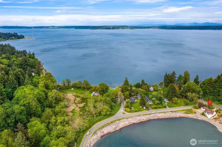 Located at Portage with easy access to Tramp Harbor and KVI beach, too.