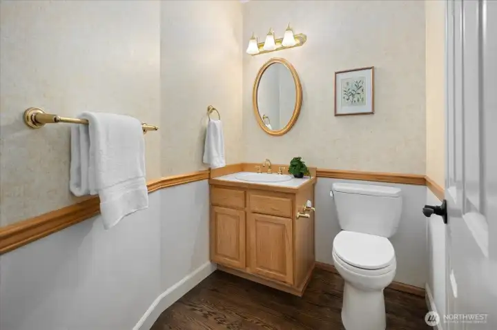 Main floor half bath