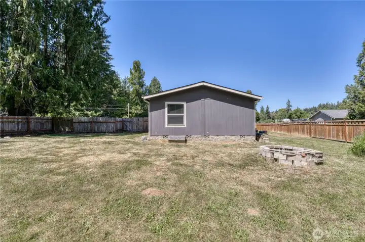backyard offers much privacy! backyard offers much privacy!