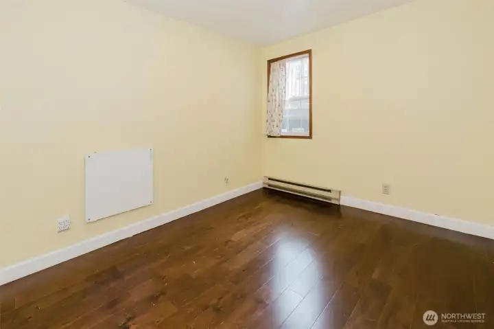 Lower level office, bonus room or guest space, with closet.