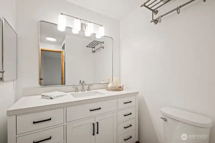 updated master bath