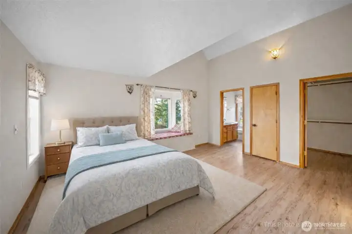 Virtually staged second primary suite