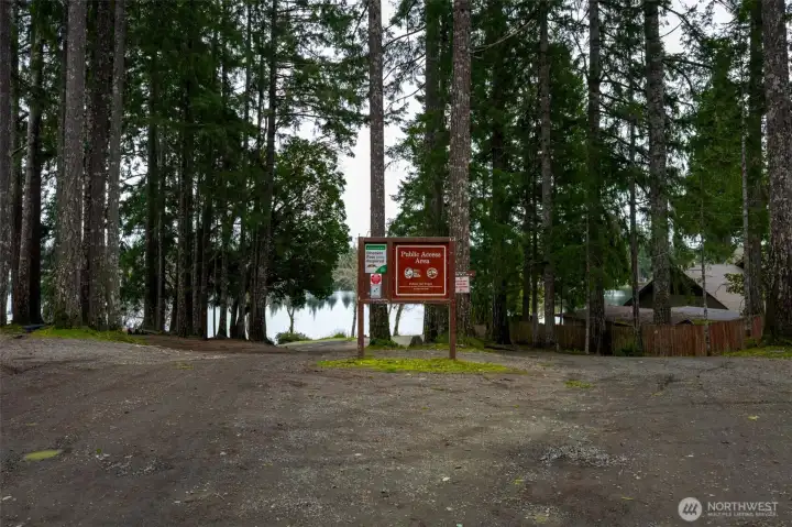 Nearby lake access