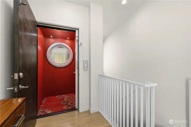 A private elevator exclusively for this unit! Leads directly into the secure garage.