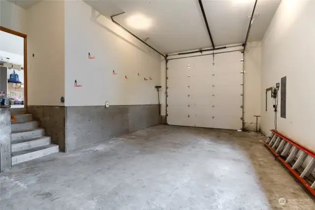 12Ft garage doors with 240V outlet