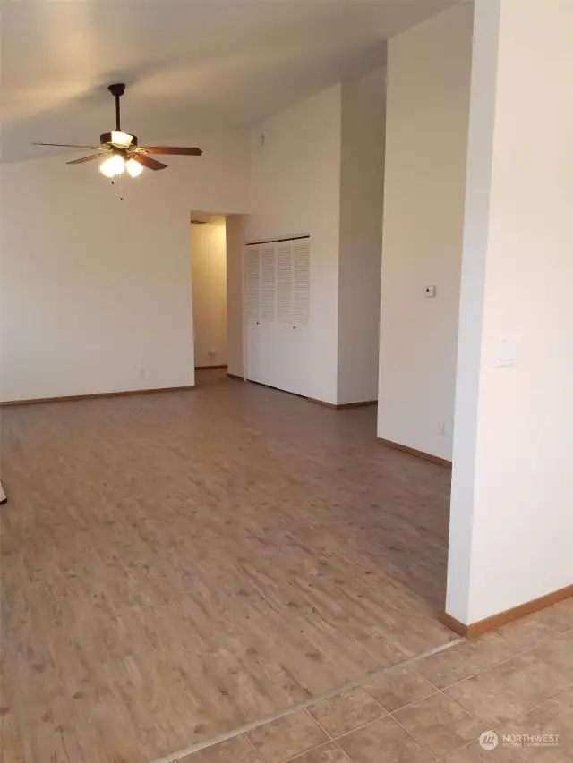 Living room - photo is before renters moved in 2021