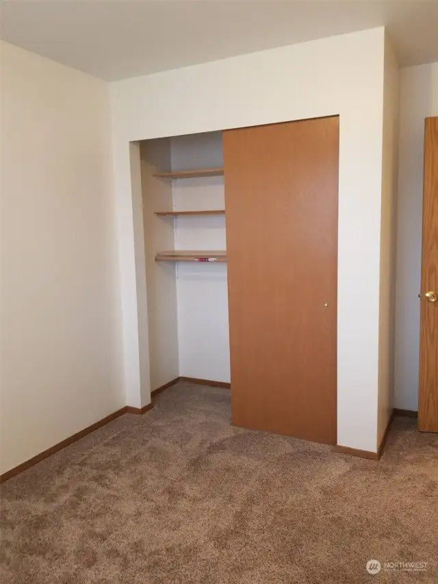 Closet bedroom #2 - photo is before renters moved in 2021