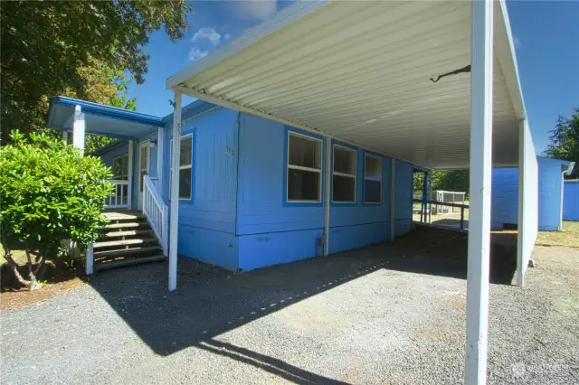 Deep carport for those rainy days!