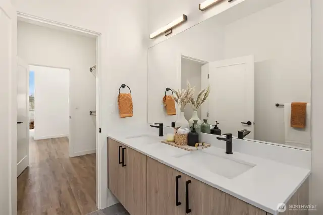 Photos from model home with similar floor plan.