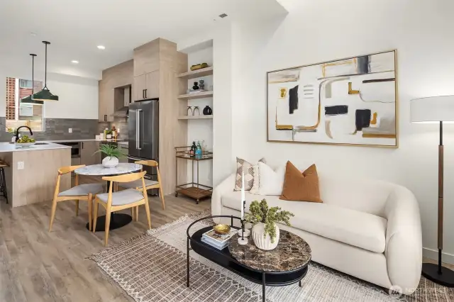 Photos from model home with similar floor plan.
