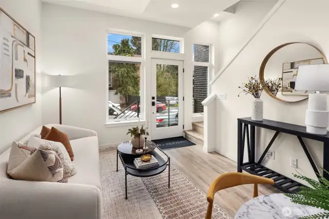 Photos from model home with similar floor plan.
